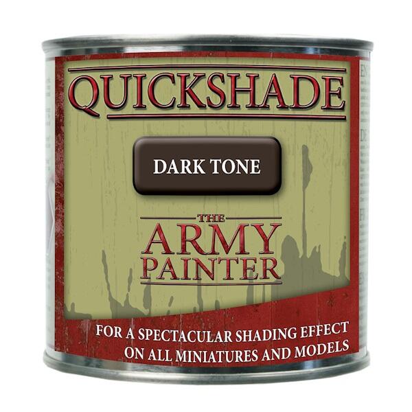 Quickshade Dip: Dark Tone fra the Army Painter er god til at lægge dybe skygger