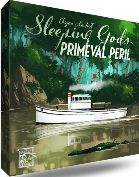 Primeval Peril foregår på en farlig flod, der snor sig gennem en frodig jungle.