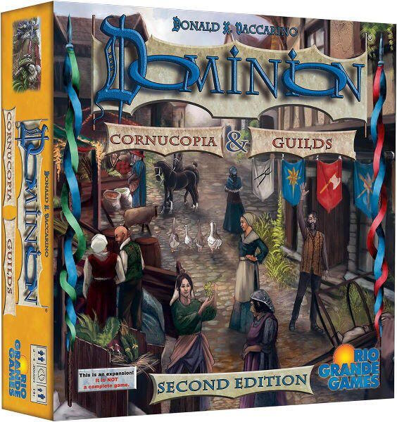 Dominion: Cornucopia & Guilds tilføjer 26 nye Kingdom-kort til Dominion