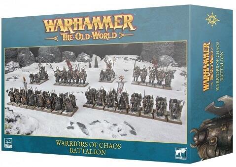En battalion af forskellige Chaos-Warriors, bl.a. Chaos Knights