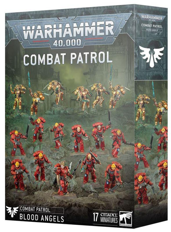 Få denne fuldendte Blood Angels-kamppatrulje til dine Warhammer spil, enten som en opgradering til en større hær eller et komplet figursæt til Combat Patrol-spil