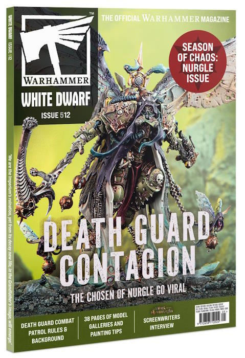 Det er Chaos-sæson! Maj-udgaven af White Dwarf er svulmende med Nurgles pestilens!