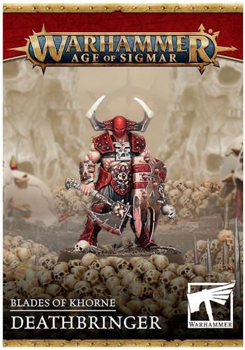 En brutal krigsherre til din Blades of Khorne-hær, der hugger gennem fjender med sin Kingslayer-økse.