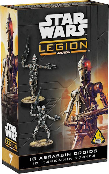 Føj 2 ikoniske IG-class Assassin Droids til dit Star Wars Legion spil