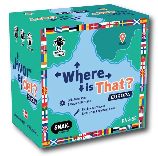 Test din geografiske omkring europa på 2 forskellige måder i Where is that? Europa