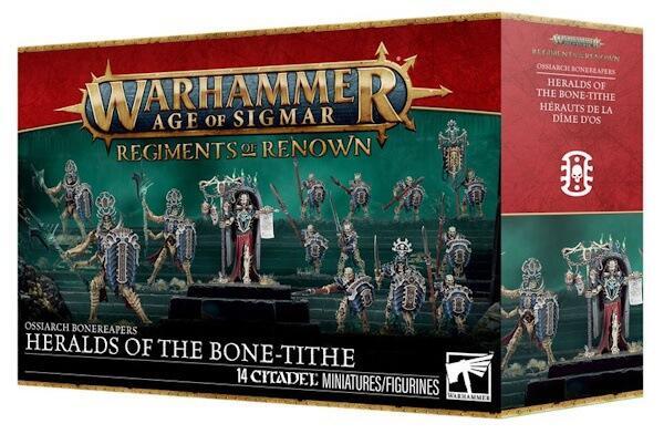 Tilføj et standhaftigt regiment of renown fra Ossiarch Bonereapers til dine Grand Alliance Death hære