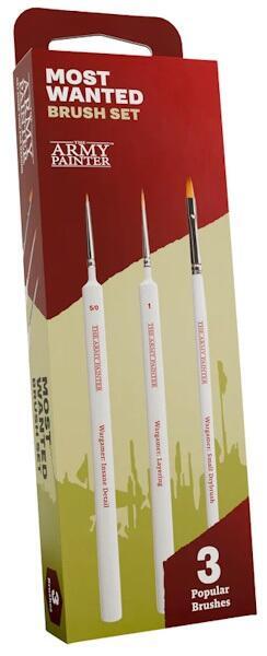 Her finder du 3 pensler fra The Army Painter, der er uundværlige for enhver Hobby-maler