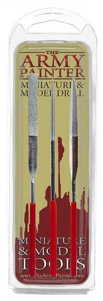 Her finder du 3x diamantfile perfekt til figurspil som Warhammer og Star Wars Legion