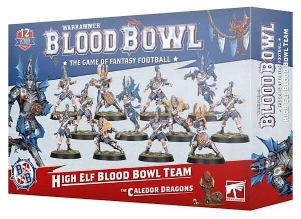 Spil med elegance og nyd det gode liv med dette High Elf Hold til Blood Bowl