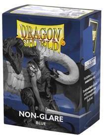 Dragon Shield Matte Non-Glare Sleeves - Blue (100 Sleeves)