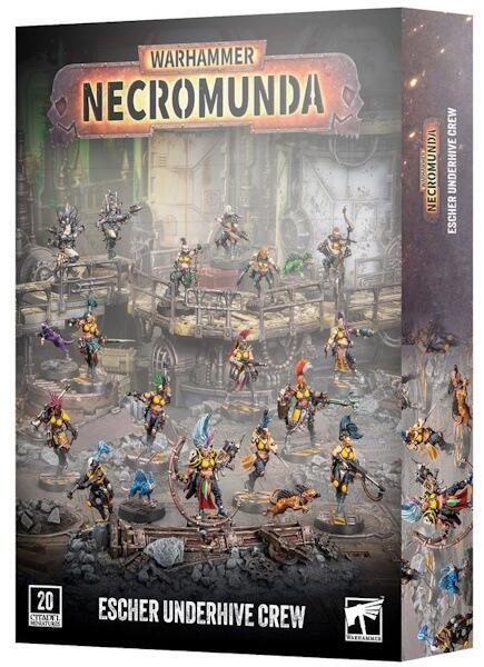 Tag kampen op mod alt i necromunda med barske escher krigere der dedikerer sig kun til vold