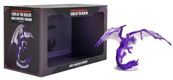 D&D Icons of the Realms: Adult Amethyst Dragon