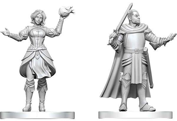 D&D Nolzur's Marvelous Miniatures: Knight & Mage Apprentice