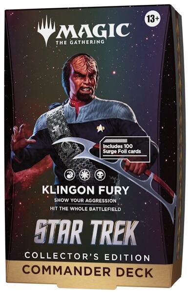 MTG - Star Trek Collector Commander Deck: Klingon Fury - PRE-ORDER 13/11