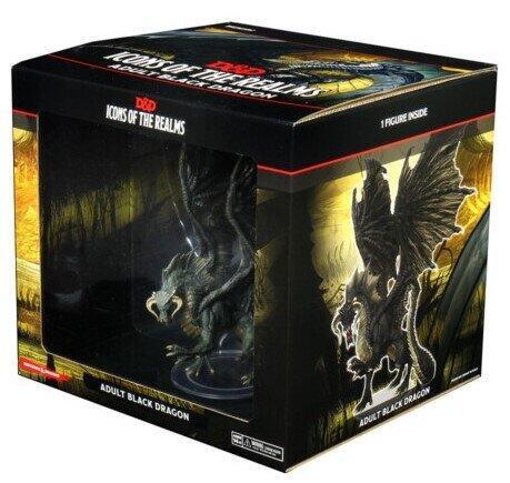 D&D Icons of the Realms: Adult Black Dragon Premium Figure
