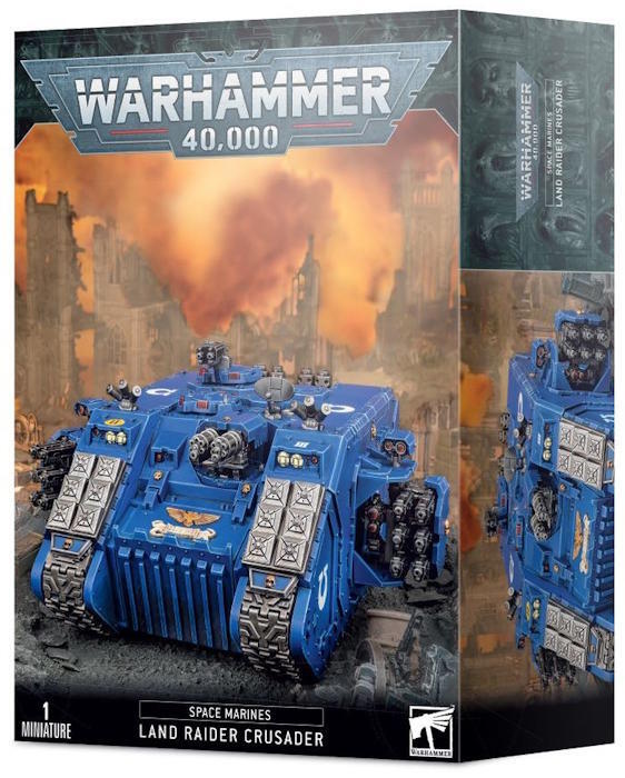 En alsidig og ikonisk kampvogn der er standard mellem alle Space Marine Chapters