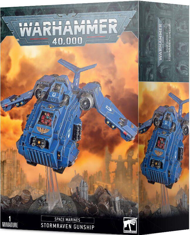 Stormraven Gunship er et pansret fly til Space Marines i Warhammer 40.000