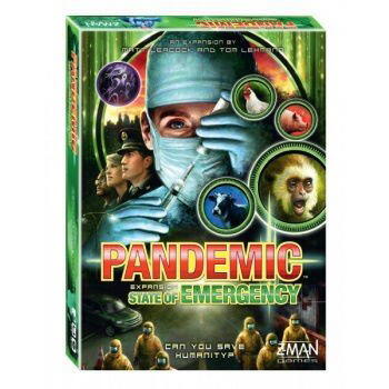 Pandemic: State of Emergency tilføjer nye udfordringer til spillet, herunder smitte fra dyr til mennesker og en ny form for virus, som i skal holde i skak og finde en kur til.