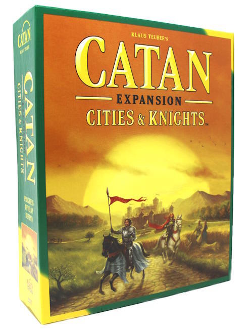 Hjælp til med at beskytte Catan mod Babarene i denne brætspil udvidelse Catan: Cities & Knights