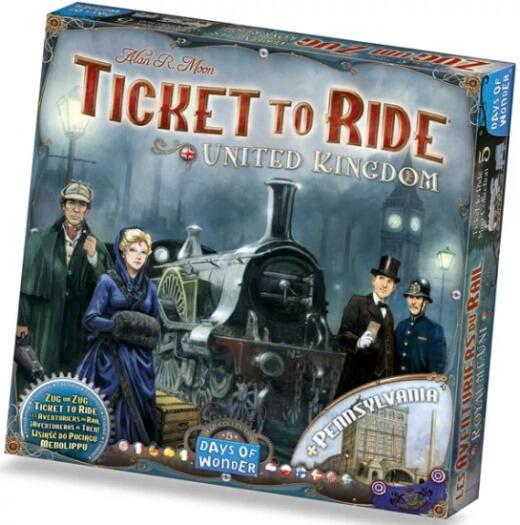 Ticket to Ride - Map Collection 5: United Kingdom & Pennsylvania box