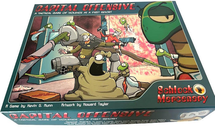 Et taktisk skydespil, sat i universet for Schlock Mercenary af Howard Taylor