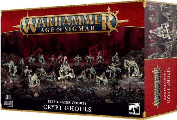 Crypt Ghouls er blandt rygraden af tropperne i Flesh-eater Courts i Warhammer Age of Sigmar