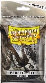 Dragon Shield Standard Perfect Fit Sleeves - Clear/Smoke 100 stk