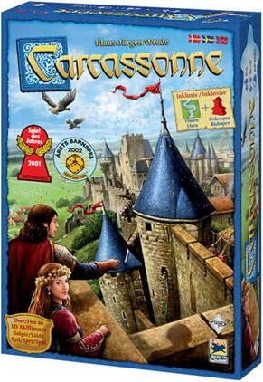 Carcassonne - New Edition brætspillet på dansk
