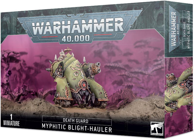 Skræm fjenden fra vid og sans med denne insektile mord-maskine fra Death Guard kætter-legionen af Space Marines af Warhammer 40.000