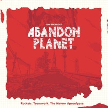 "Abandon Planet, fra skaberen af The Resistance og Avalon, er et nyt spil om at flygte fra meteorapokalypsen, hvor spillere skal samarbejde for at udstyre deres raketter og overleve, men alliancer kan ændre sig når som helst på grund af forræderi og skiftende ressourcer."