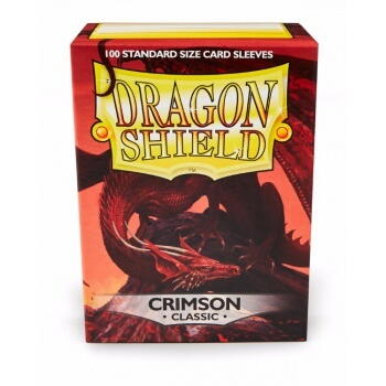 Dragon Shield Standard Sleeves - Crimson (100 Kort lommer)