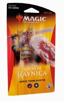 Magic the Gathering Guild of Ravnica Theme Booster pack Boros