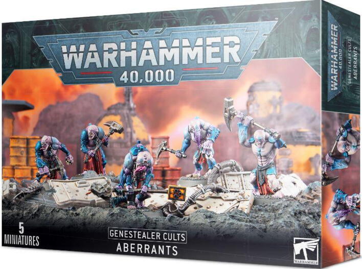 Aberrants er store, misformede nærkampskrigere til Genestealer Cults i Warhammer 40.000