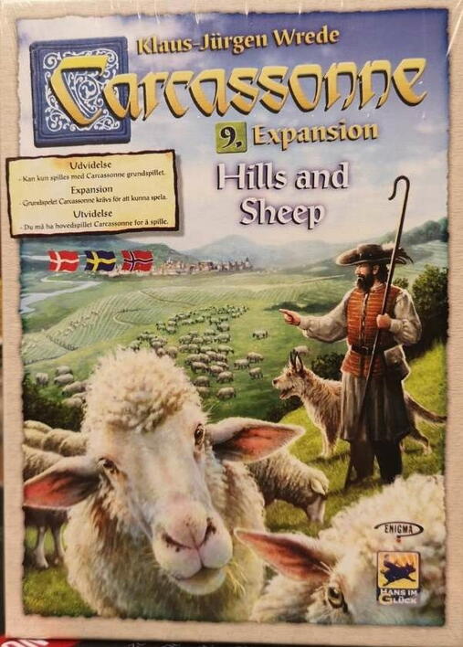 Carcassonne: Expansion 9 – Hills & Sheep (Nordic)
