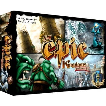Tiny Epic Kingdoms 2nd edition er et kompakt strategi brætspil