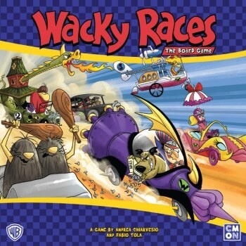 Wacky Races er et sjovt brætspil for familien