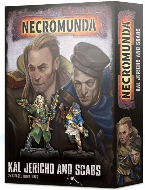 Tilføj den legendariske Kal Jericho (og hans partner, Scabs) til dine Necromunda spil