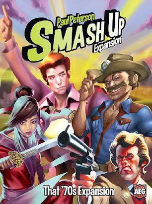 Skru tiden tilbage til 70'erne med Smash Up That 70's Expansion og spil som Cowboys, Disco Dansere, Selvtægstmænd og Kungfu-kæmpere
