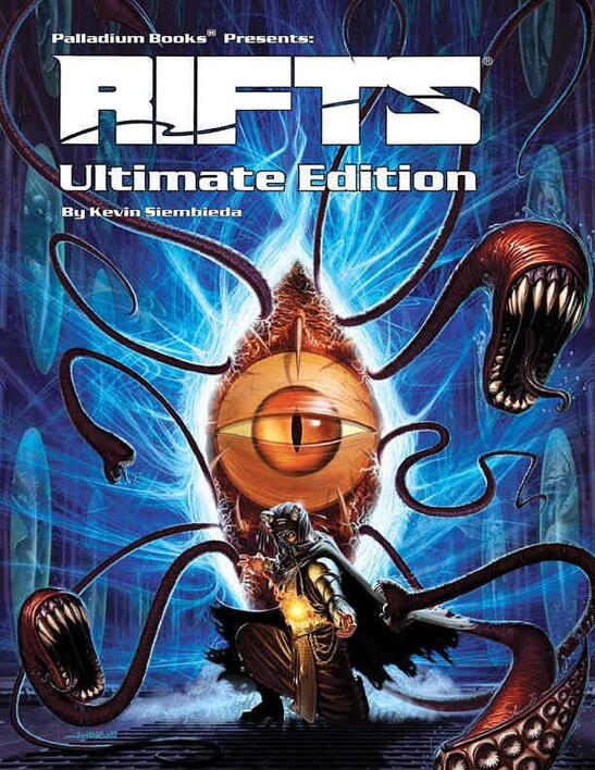 Rifts Ultimate Edition er 376 siders forunderlig science fantasy