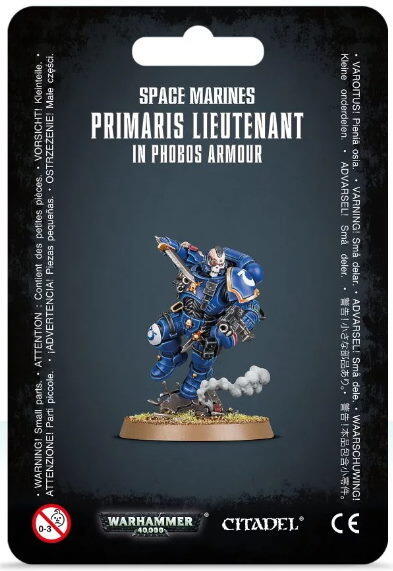 Primaris Løjtnant i den nye Phobos Armor