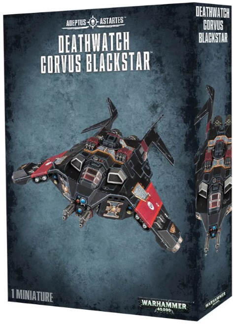 Corvus Blackstar - Dette specialiserede faretøj fragter Deathwatch Kill Teams til og fra kamp