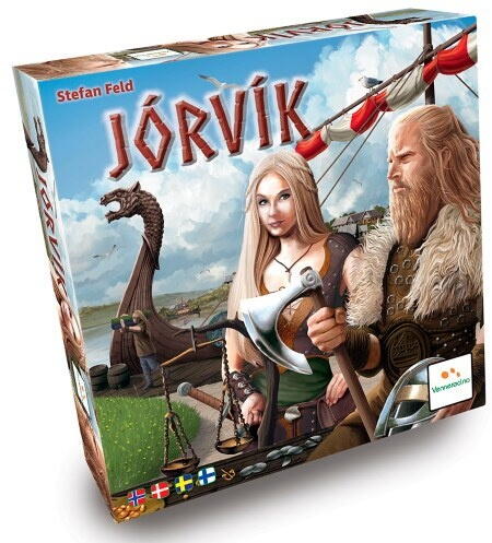 Jórvík - Dansk - I dette spil skal man opbygge rigdom i byen York som viking