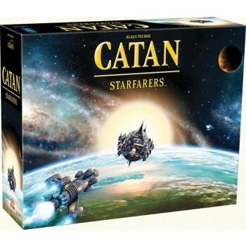 3D version fra brætspils kassen til Catan: Starfarers 2019 udgaven