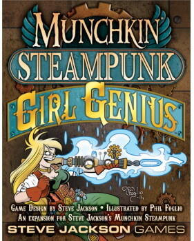 Munchkin Steampunk - Girl Genius - En udvidelse om webcomiccen