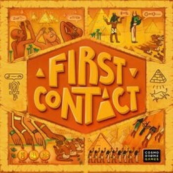 First Contact - Et selskabsspil hvor egyptere og rumvæsener prøver at overvinde sprogbarrieren
