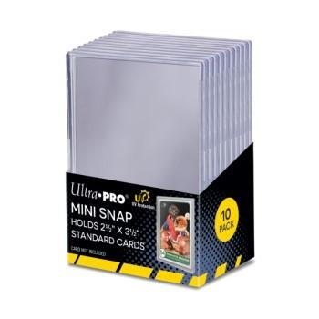 UV Mini Snap Card Holders (10 Pack) fra Ultra Pro giver dine dyreste kort et sikkert hjem