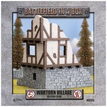 Battlefield In A Box - Wartorn Village - Medium Ruin