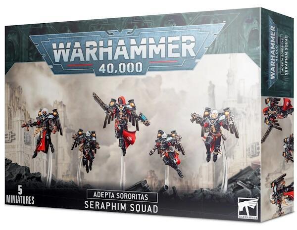 Adepta Sororitas Seraphim Squad - Krigere med jumppacks, der kan forstyrre fjendens formation