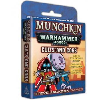 Munchkin Warhammer 40,000 – Cults and Cogs - Denne udvidelse tilføjer Genestealer Cults og Adeptus Mechanicus