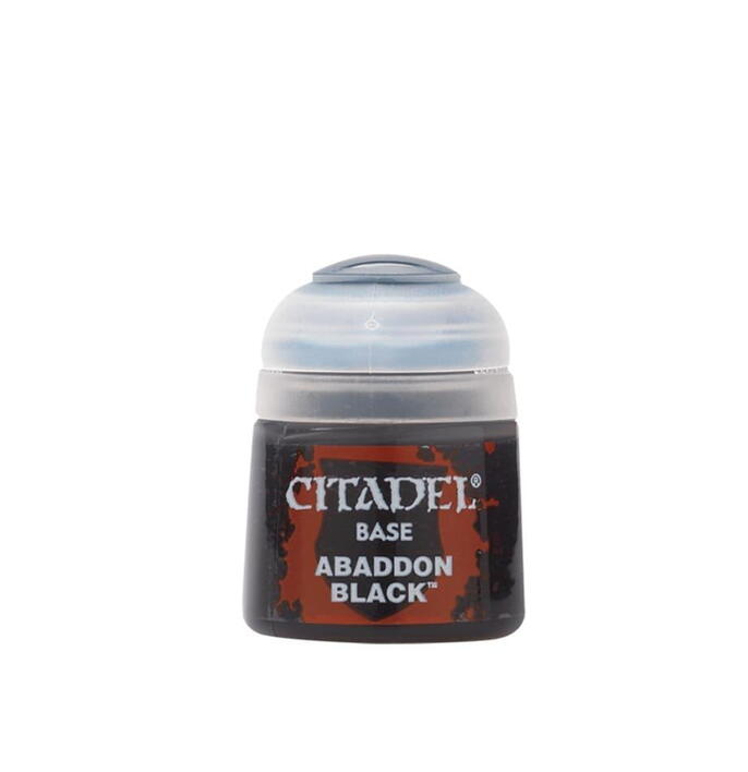 Citadel Colour Base Paint Abaddon Black 12 ml